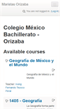 Mobile Screenshot of clases.cmori.edu.mx